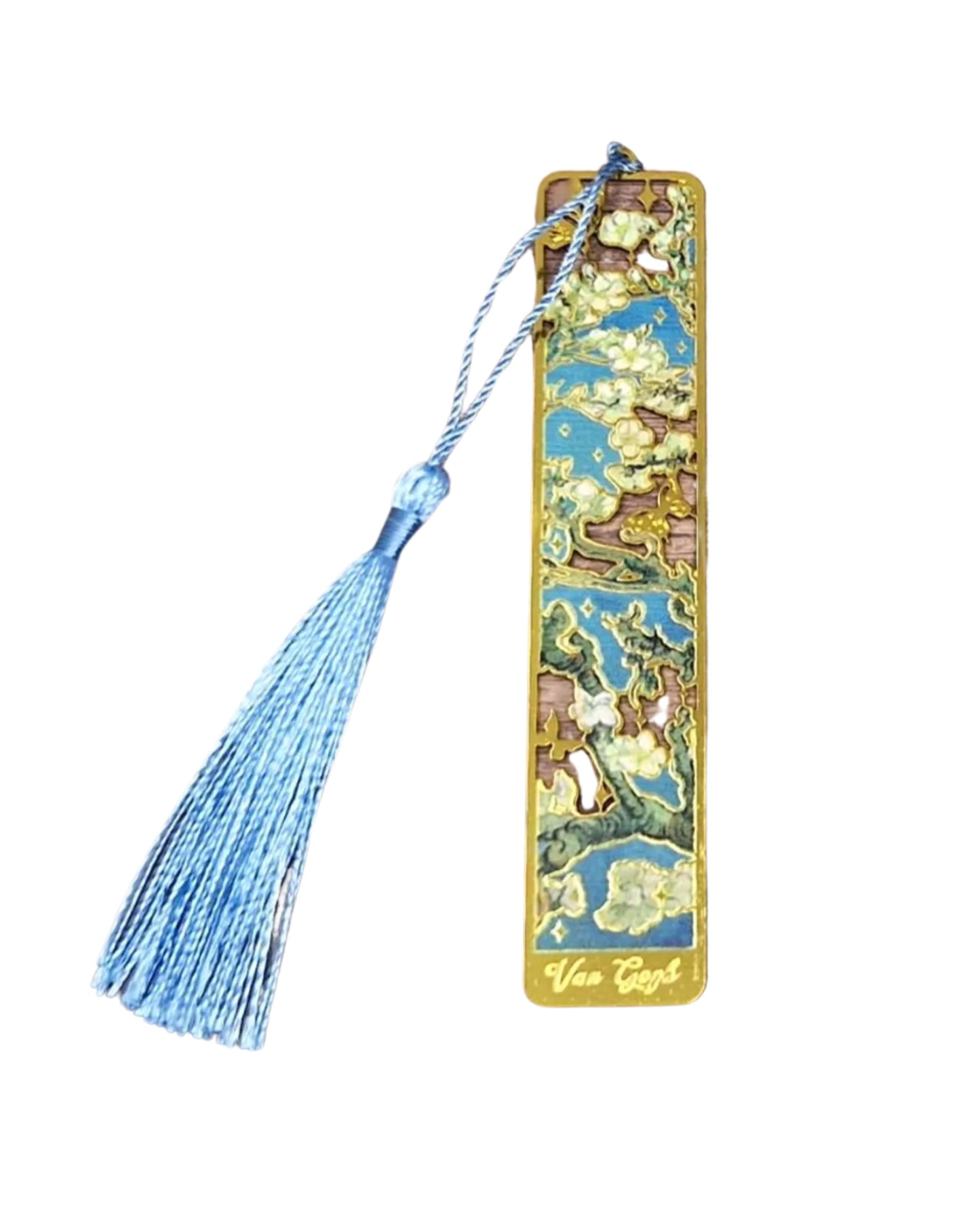 Van Gogh and Monet Metal Bookmarks with Tassel