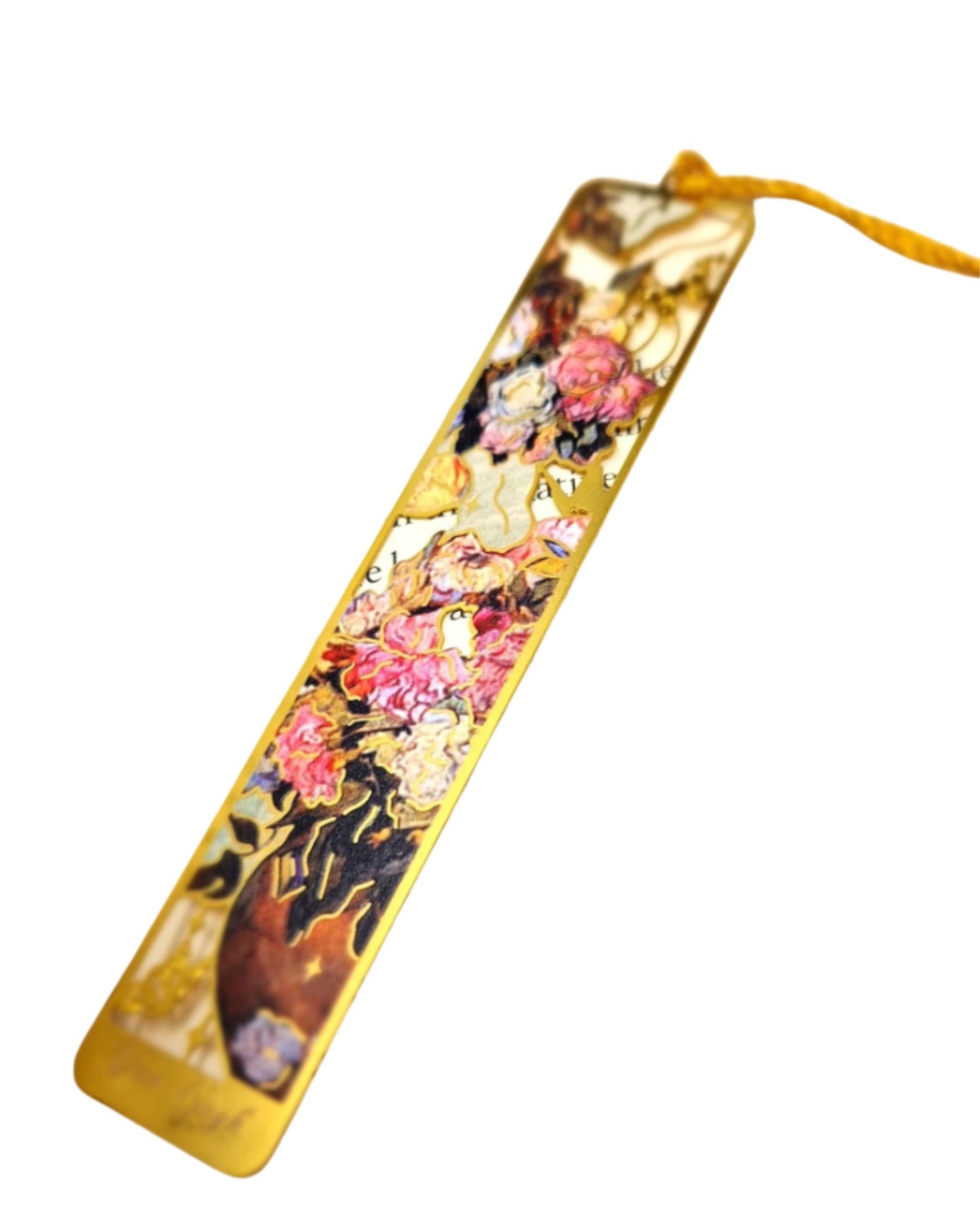 Van Gogh and Monet Metal Bookmarks with Tassel