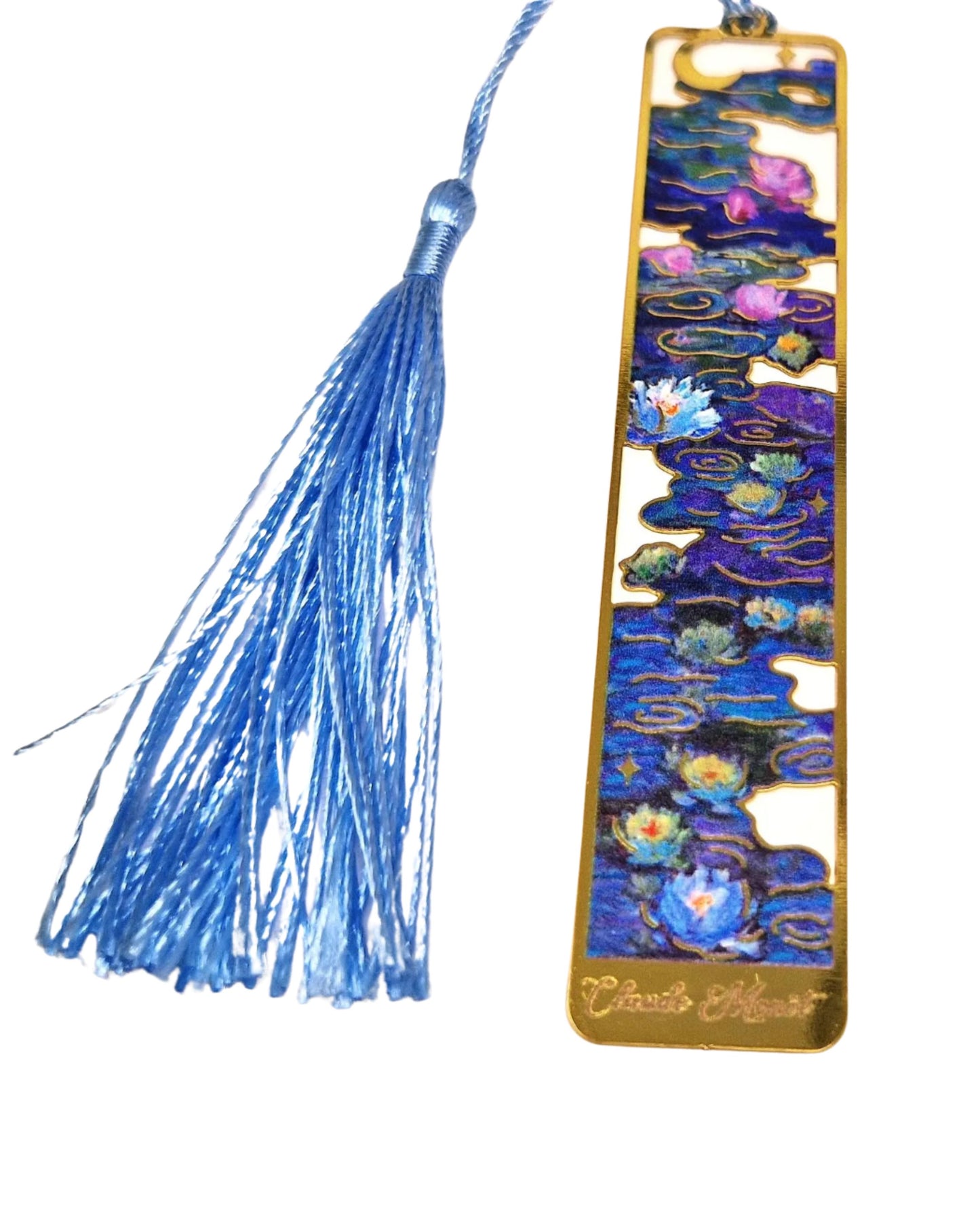 Van Gogh and Monet Metal Bookmarks with Tassel