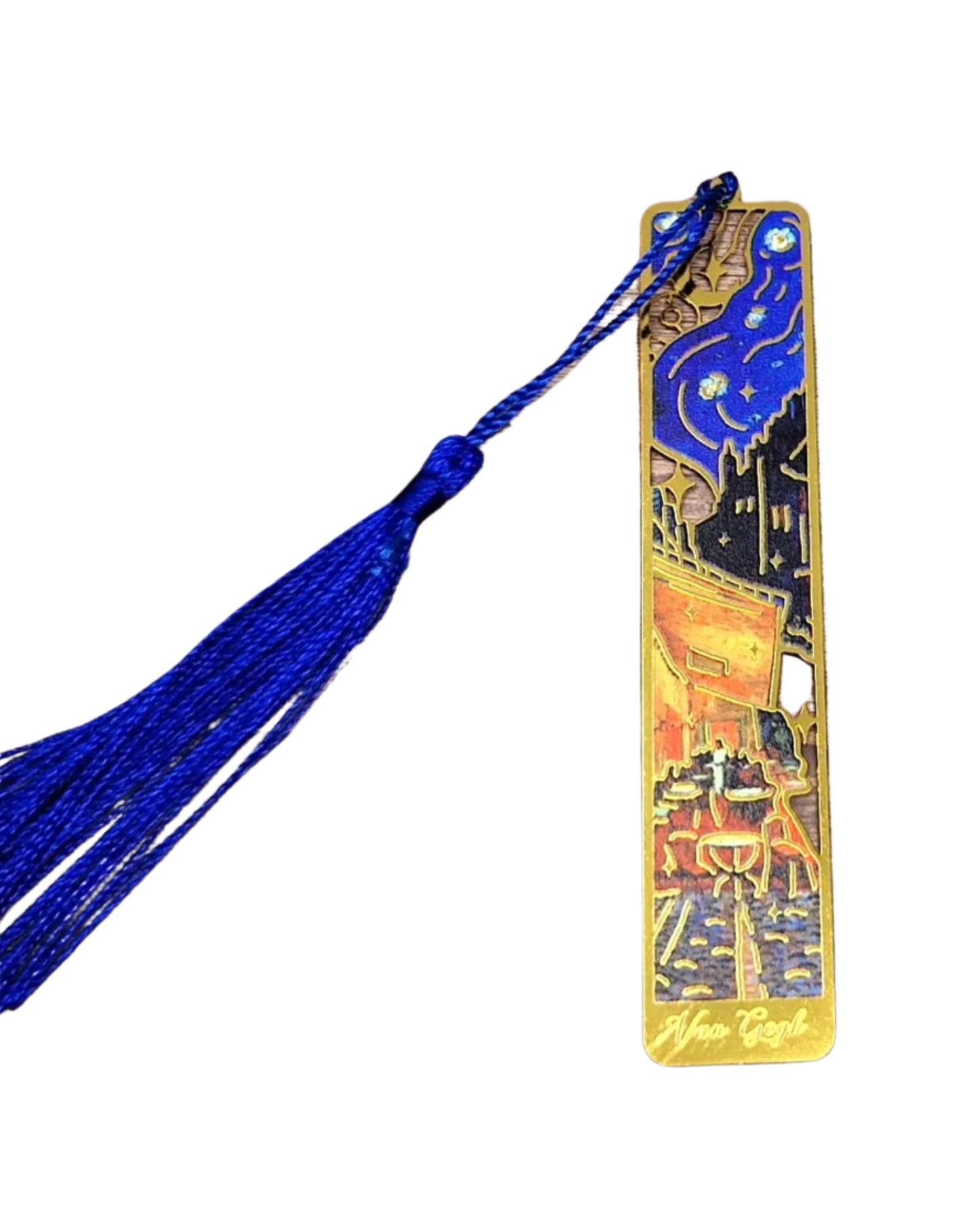 Van Gogh and Monet Metal Bookmarks with Tassel