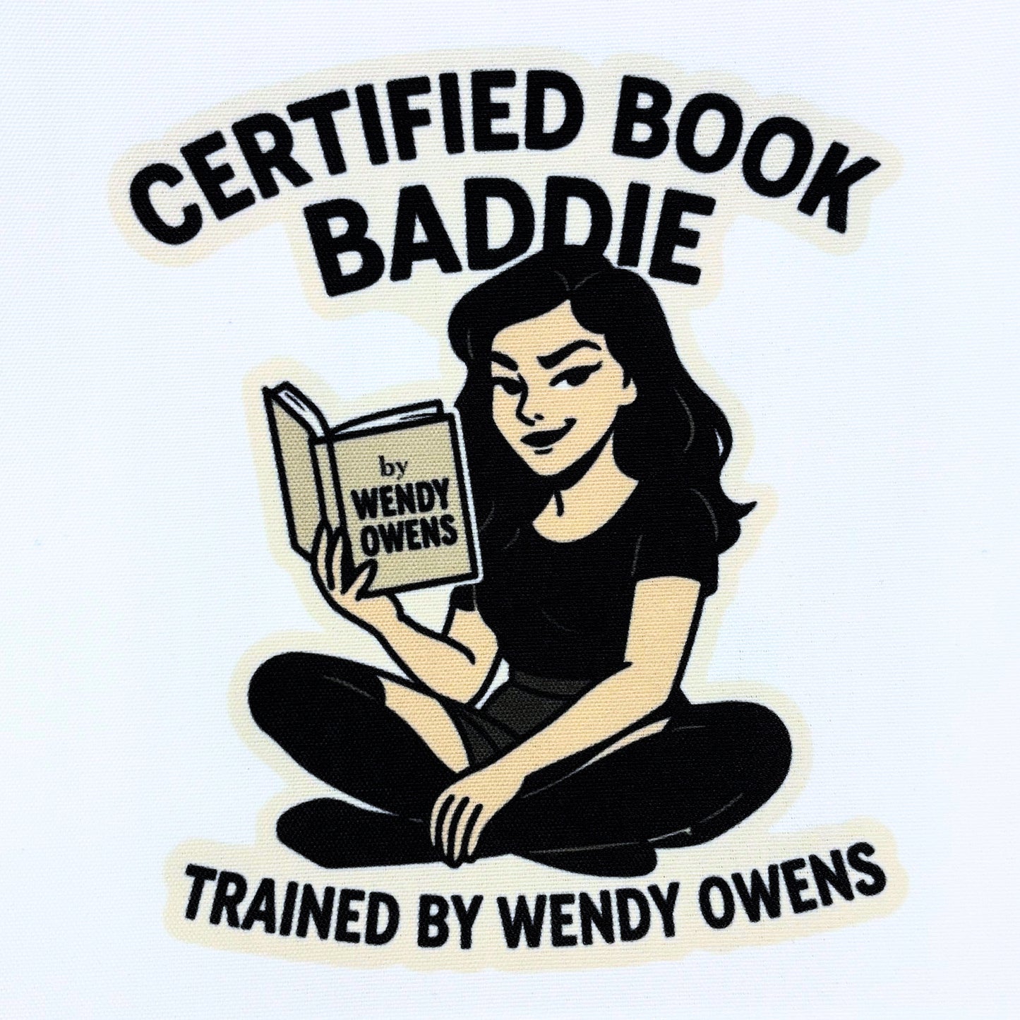 Book Lover Tote Bag – Spacious 18.5" Canvas Bag with Double-Sided Hand-Drawn Design by Author Wendy Owens
