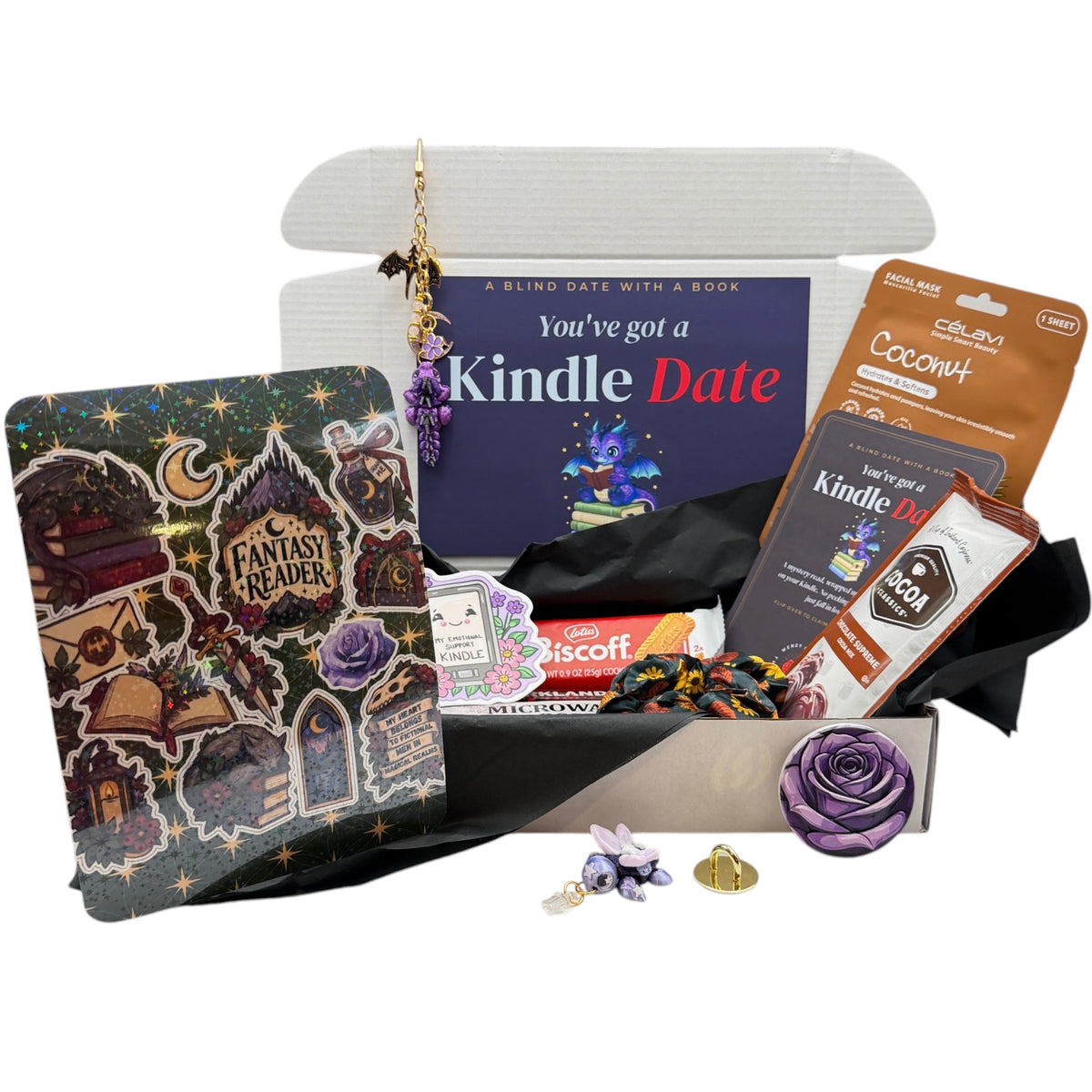 Fantasy - Date with a Kindle | Blind Date eBook Gift Box + Kindle Accessories