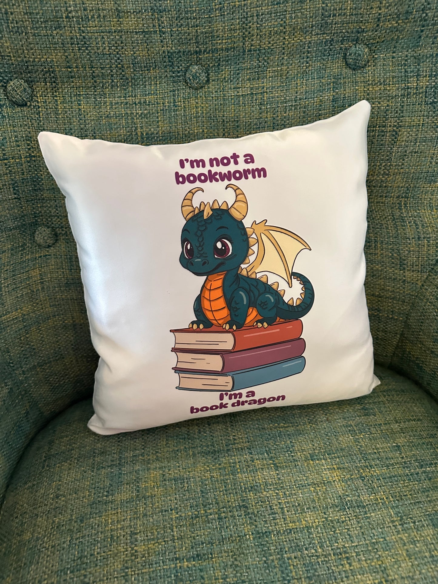 Bookish 13x13 inch pillow case - multiple options