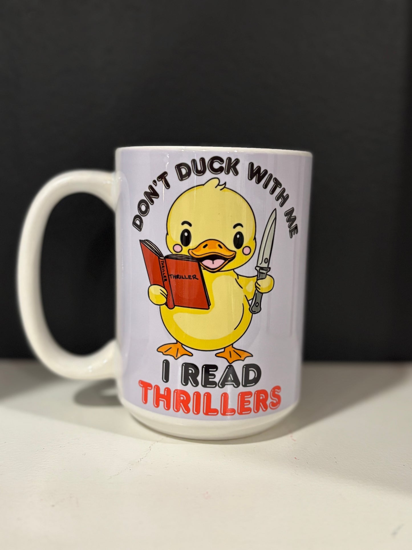 15 oz Bookish Ceramic Mugs — Original Designs by Author & Artist Wendy Owens