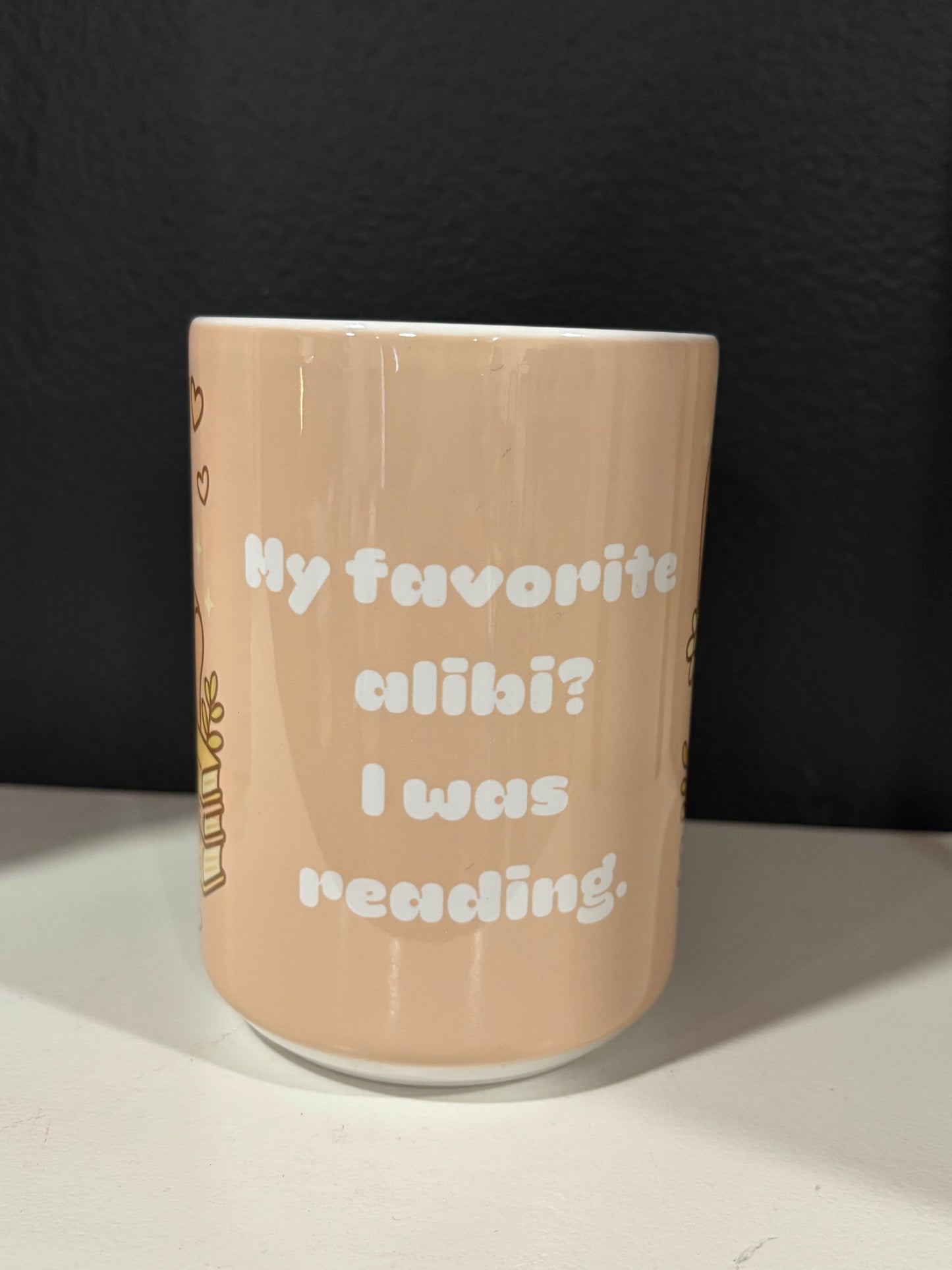 15 oz Bookish Ceramic Mugs — Original Designs by Author & Artist Wendy Owens
