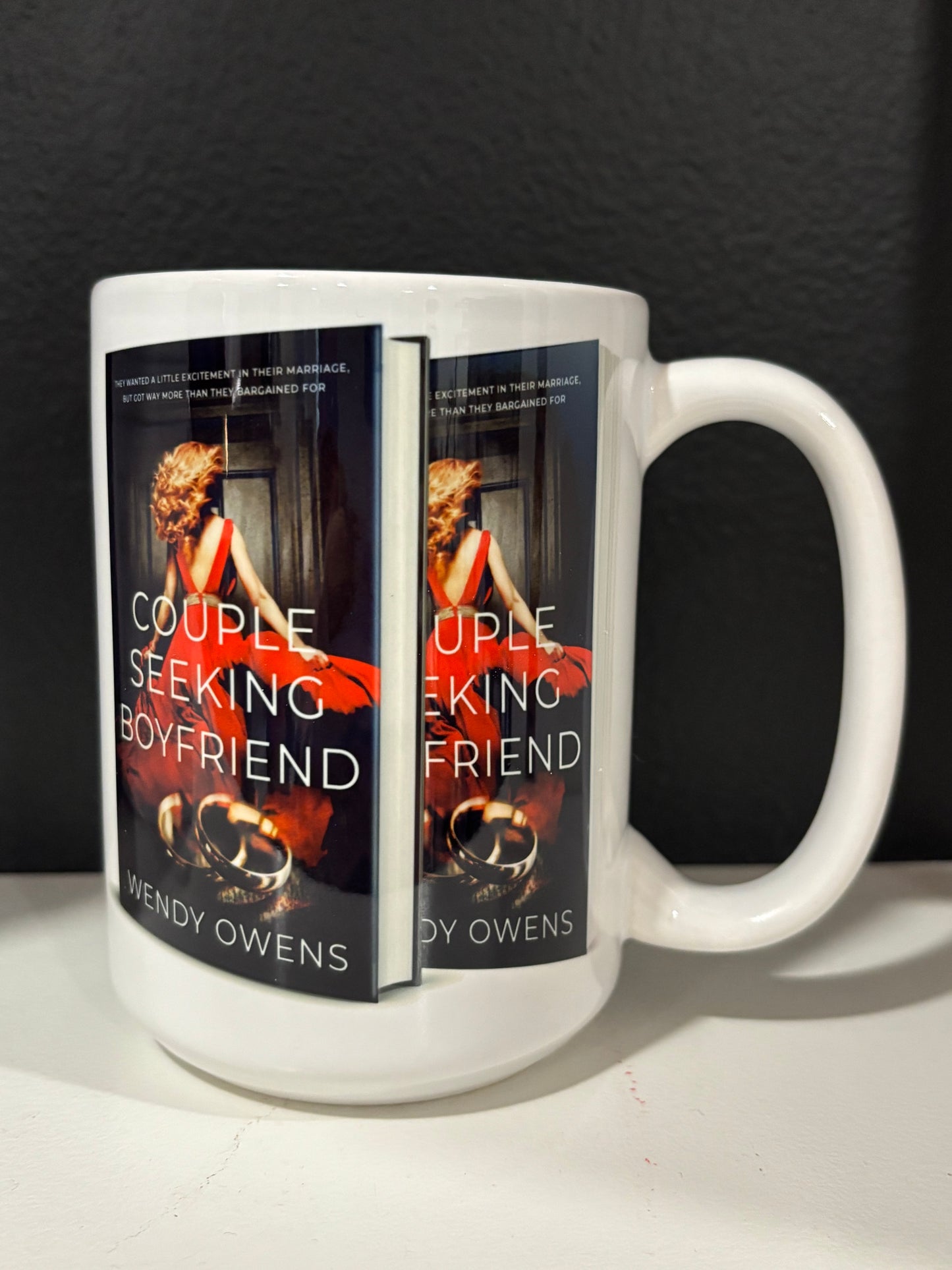 15 oz Bookish Ceramic Mugs — Original Designs by Author & Artist Wendy Owens