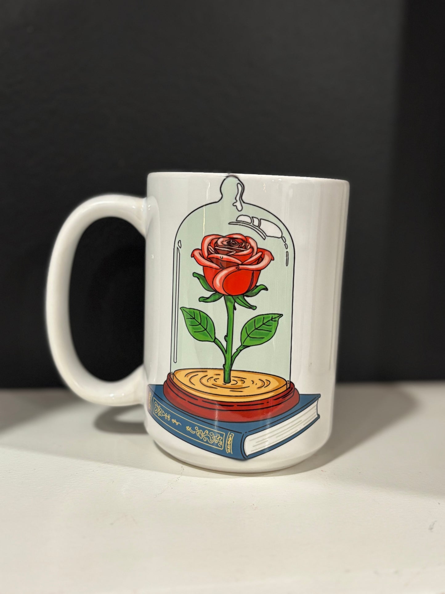 15 oz Bookish Ceramic Mugs — Original Designs by Author & Artist Wendy Owens