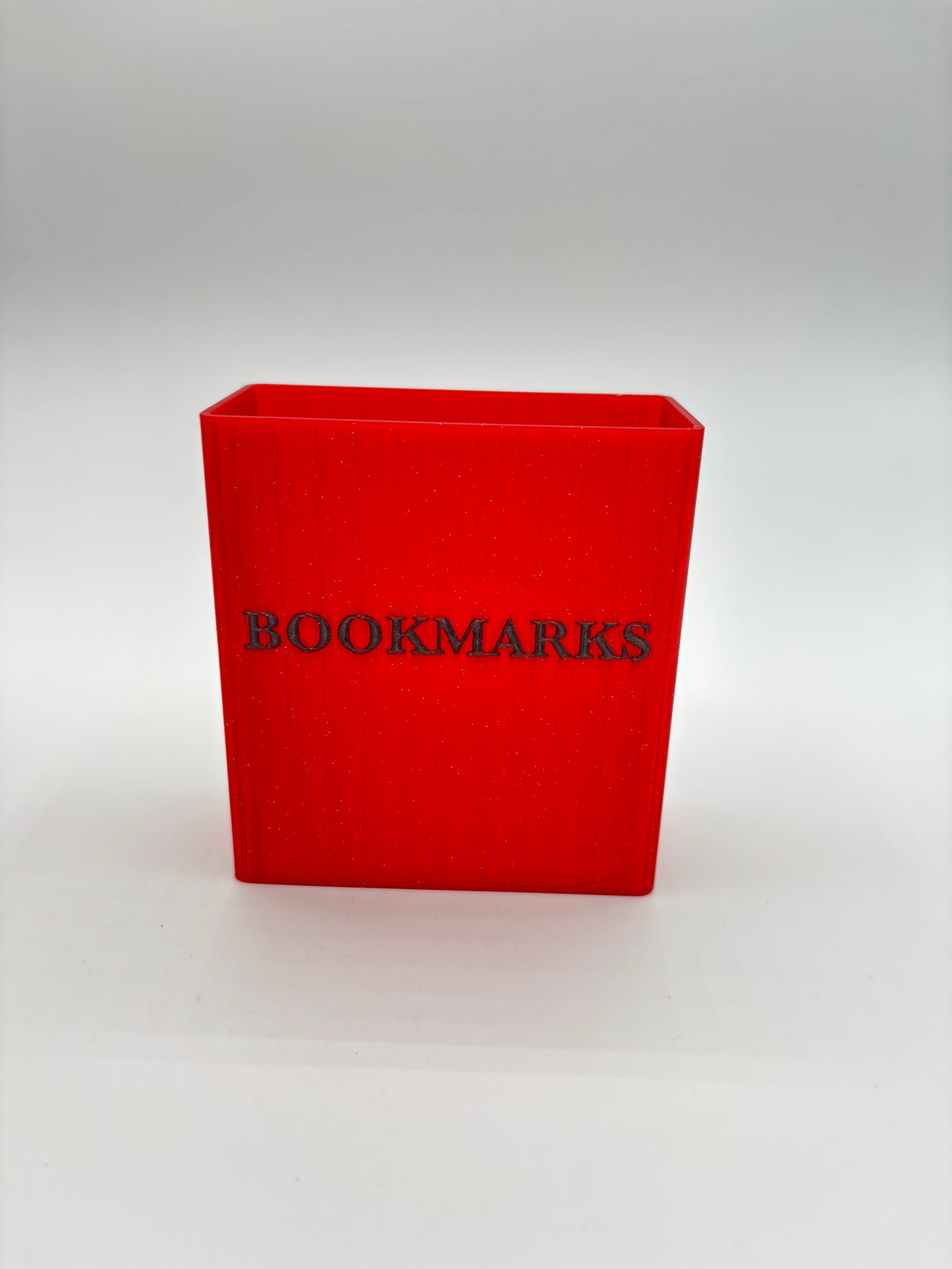 3D Printed Book Lovers Accessory Bundle – Adjustable book tracker up to 999 Books, book mark box, skull pen holder, Multiple Colors