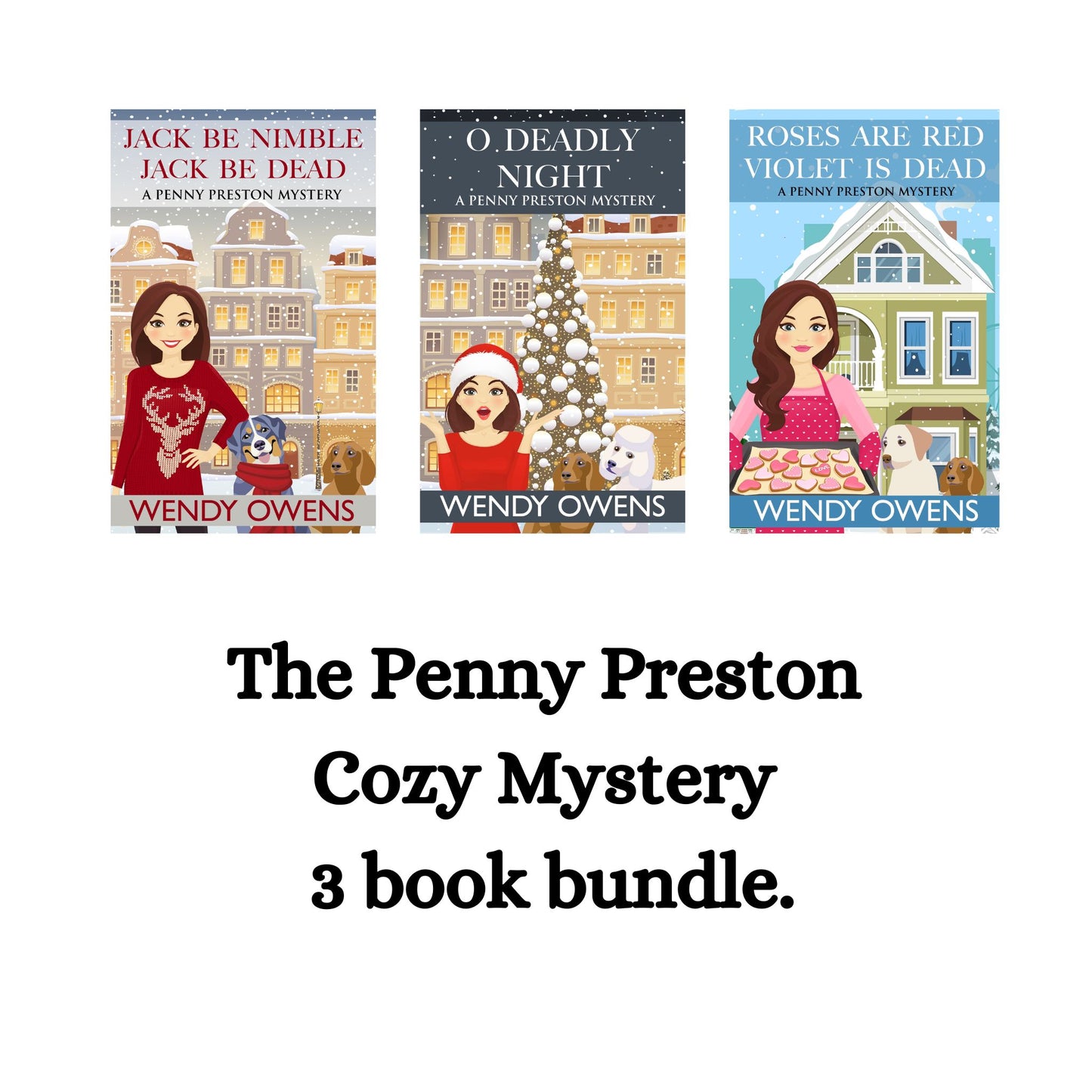 Penny Preston Omnibus Cozy Mystery 3 book bundle in one paperback