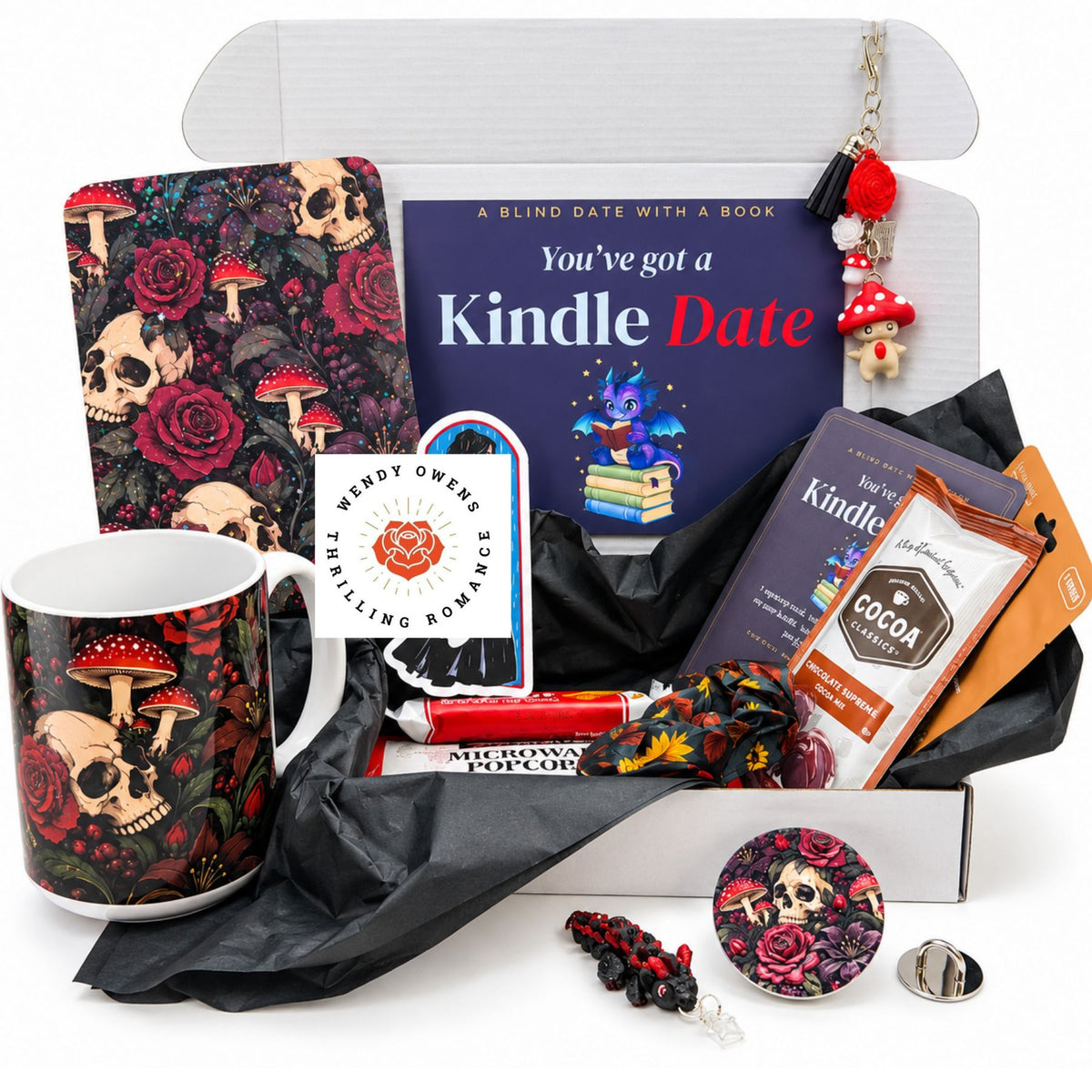Romance/Dark Romance - Date with a Kindle | Blind Date eBook Gift Box + Kindle Accessories