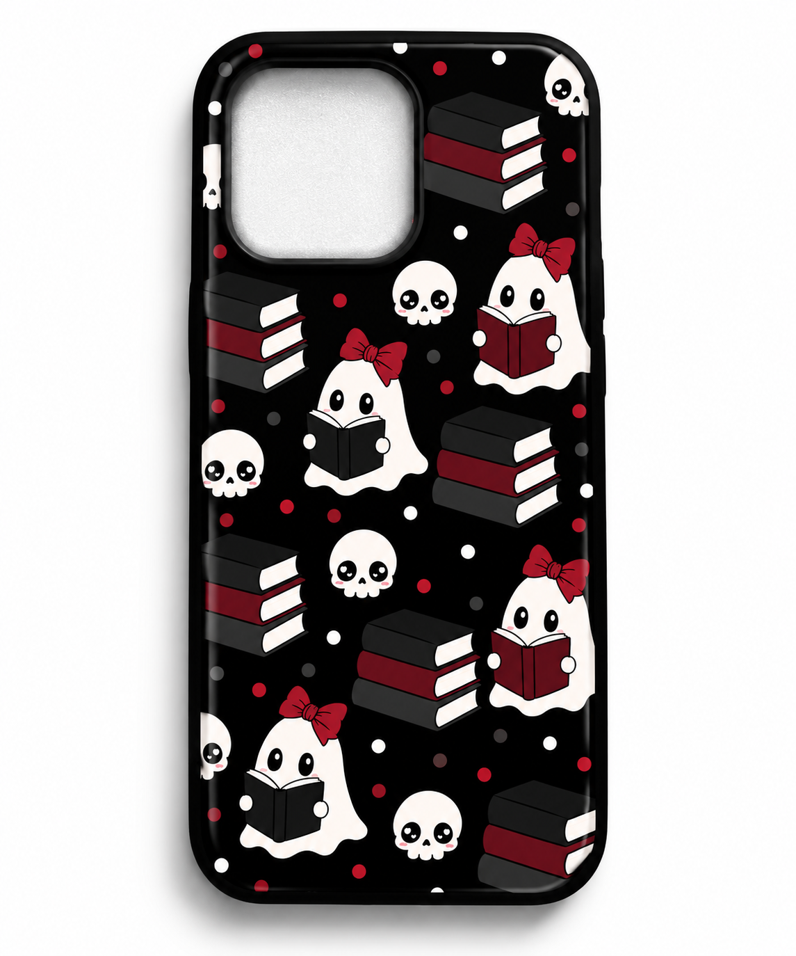 Bookish Pattern for Book Lovers Phone Case| BookTok Aesthetic | Reader Gift | Wireless Charging Compatible | Designs by Wendy Owens iPhone 13 through 17 Pro Max & Air and Samsung Galaxy and Pixel
