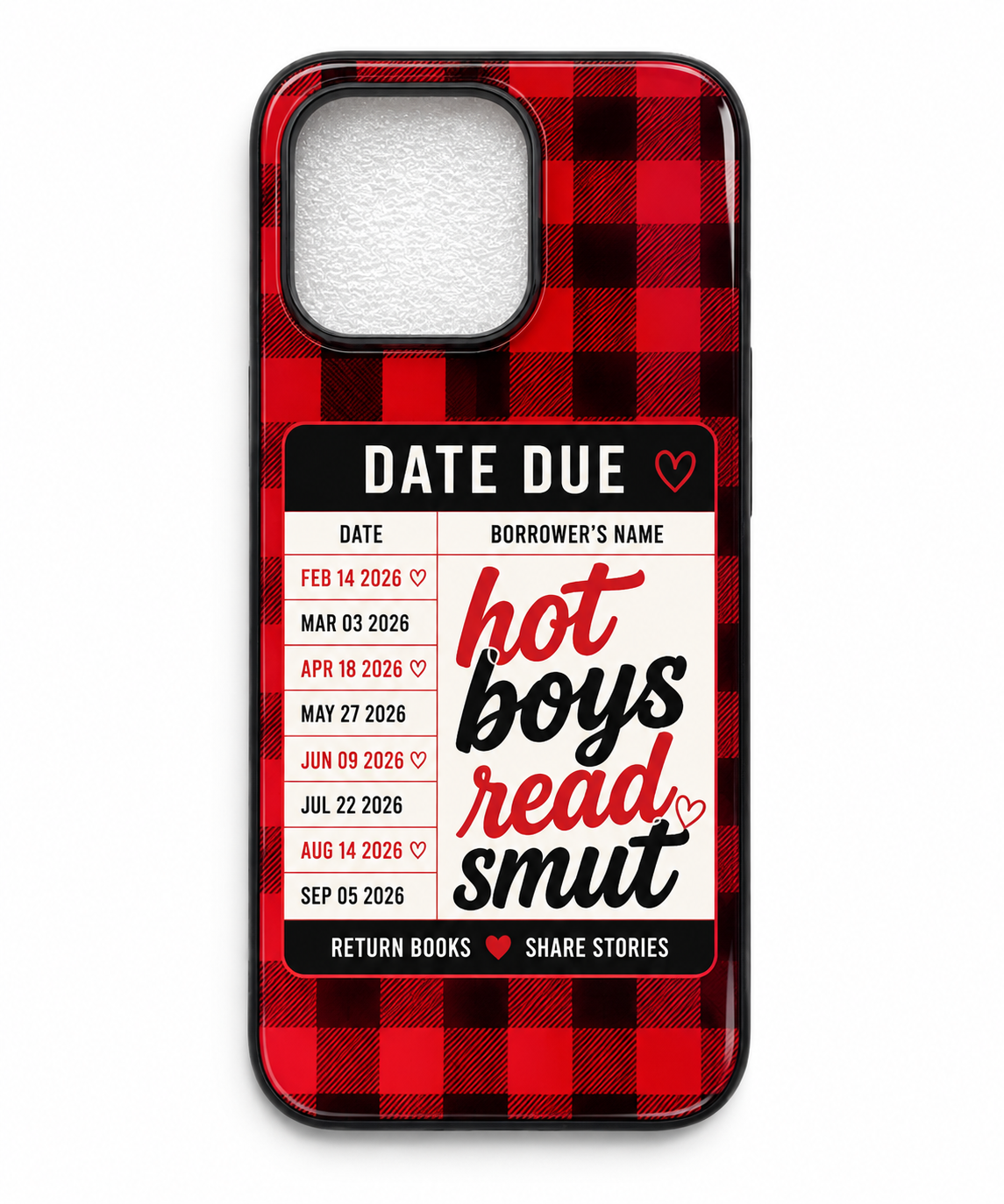 Hot boys and girls Book Lover Phone Case| BookTok Aesthetic | Reader Gift | Wireless Charging Compatible | Designs by Wendy Owens iPhone 13 through 17 Pro Max & Air and Samsung Galaxy and Pixel