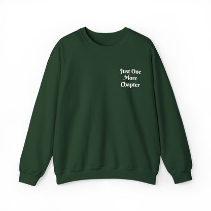 Just One More Chapter Sweatshirt – Literary Crewneck Pullover