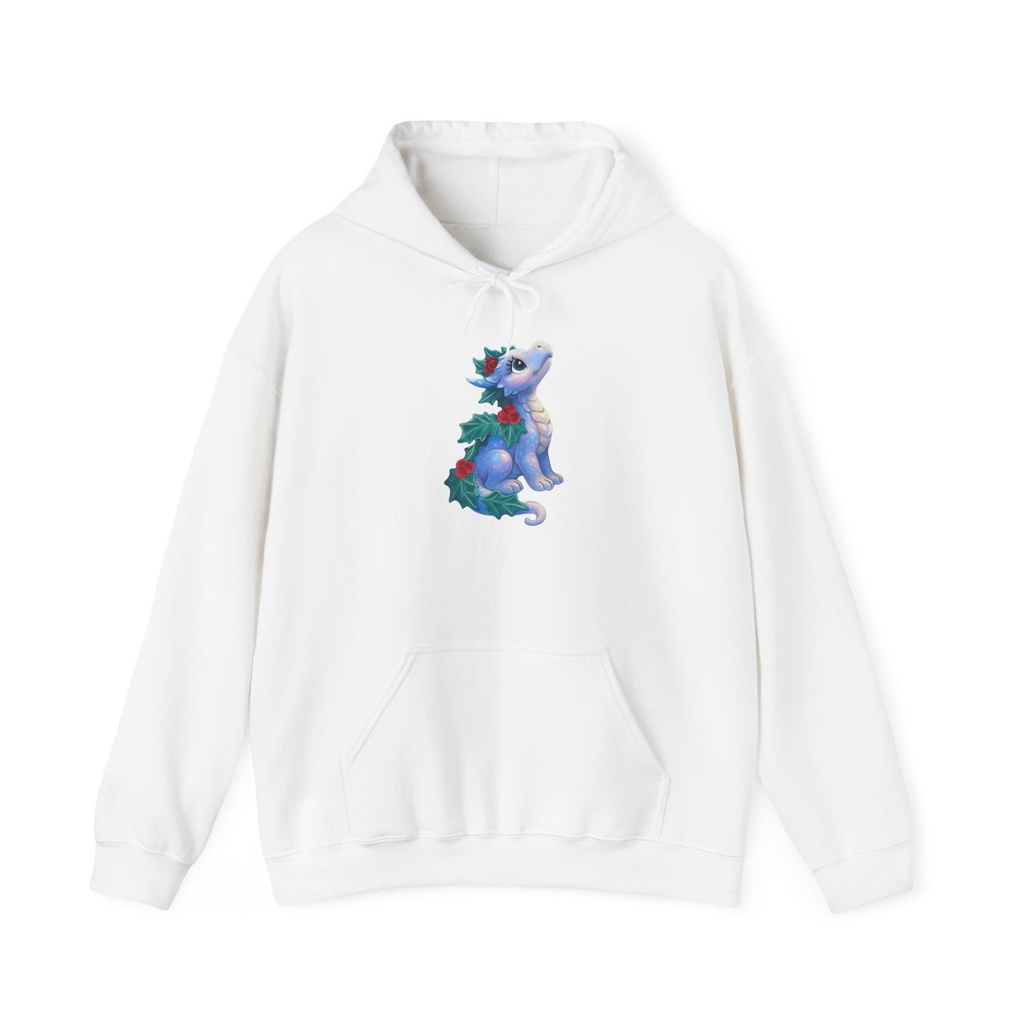 Holiday Dragon Hoodie — Cute Christmas Dragon Graphic Pullover