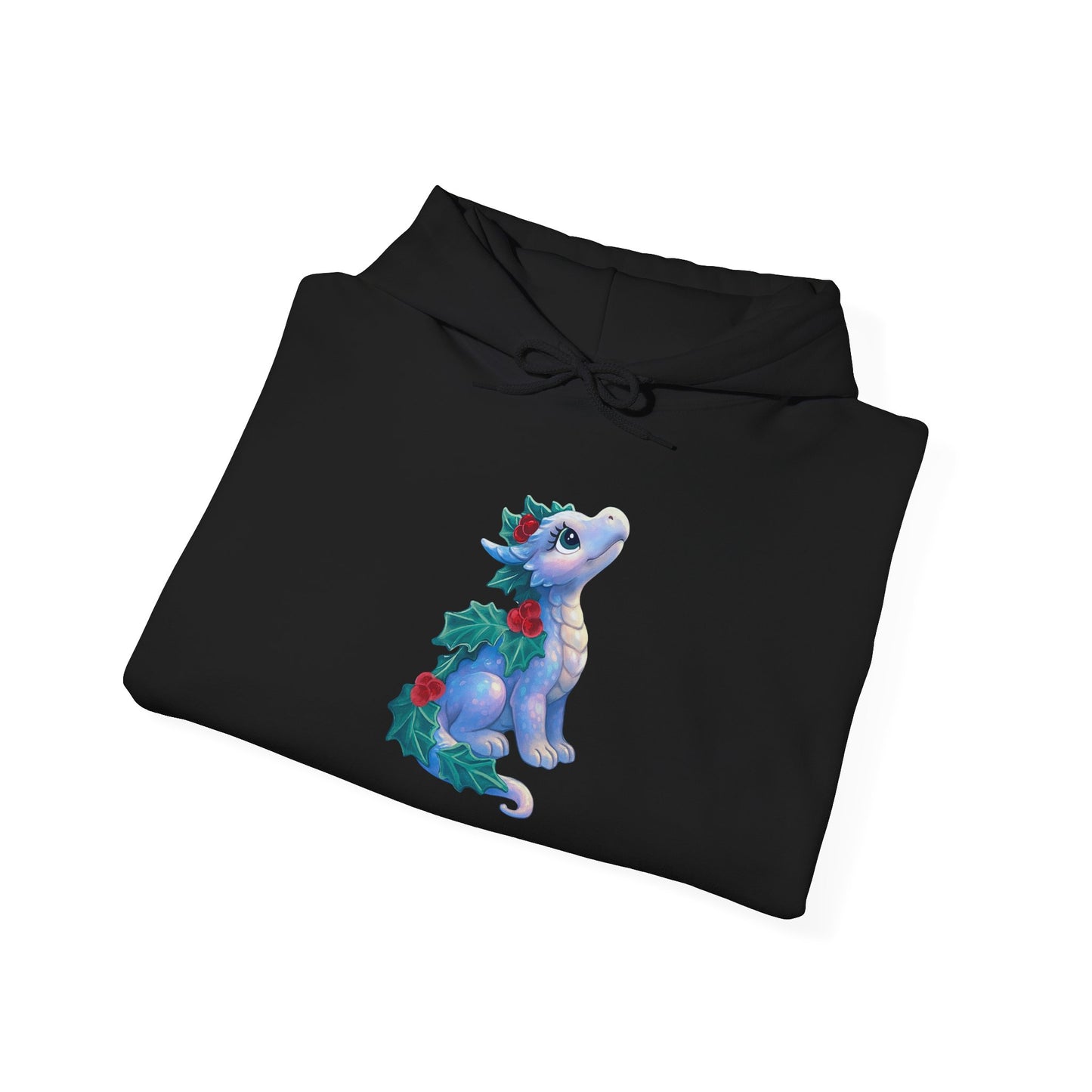 Holiday Dragon Hoodie — Cute Christmas Dragon Graphic Pullover