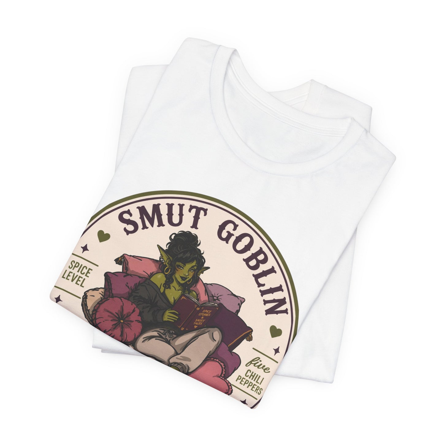 Smut Goblin Reading Club T-Shirt — Cute Goblin Book Lover Tee