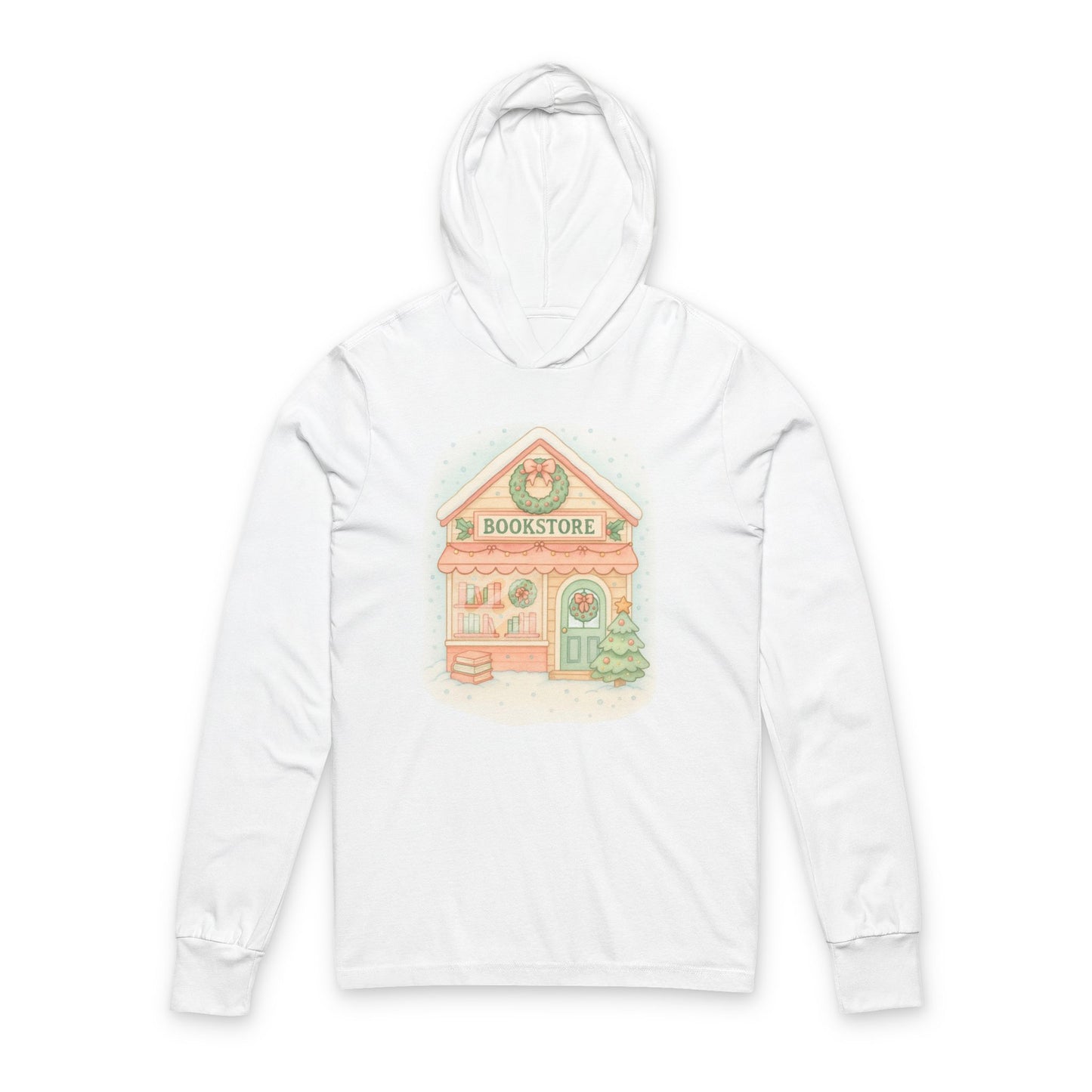 Bookstore Long Sleeve Hooded Shirt