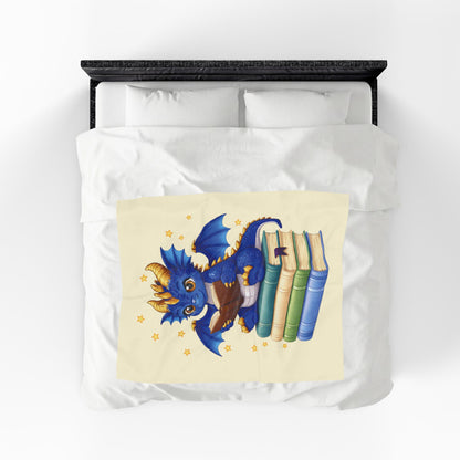 Plush Blanket of Book Dragon Bolt  (no returns)