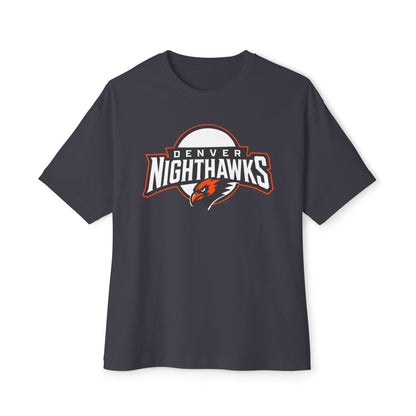 Denver Nighthawks Logo Tee — Oversized Boxy T-Shirt