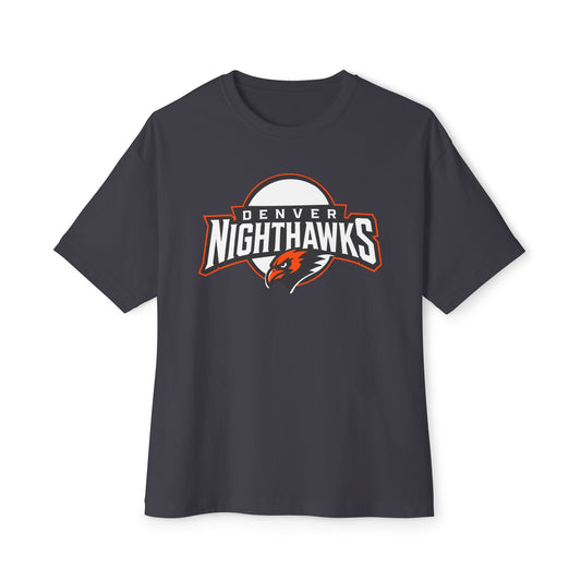 Denver Nighthawks Logo Tee — Oversized Boxy T-Shirt