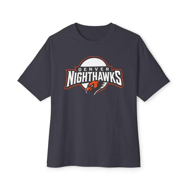 Denver Nighthawks Logo Tee — Oversized Boxy T-Shirt
