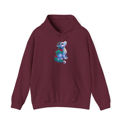 Holiday Dragon Hoodie — Cute Christmas Dragon Graphic Pullover