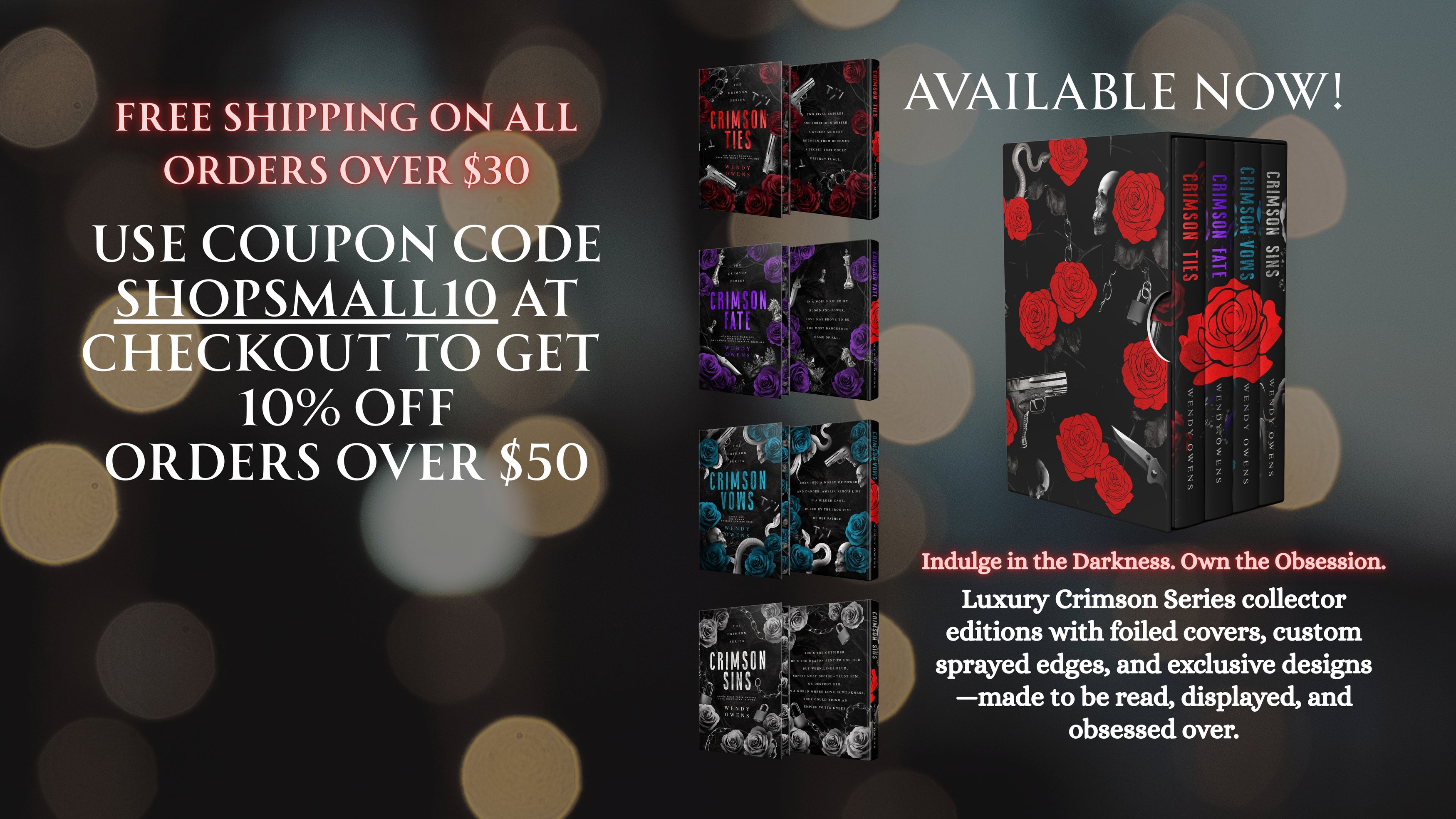 Special Edition of Wendy's 4 book Spicy Dark Mafia Romance Series is Available now!