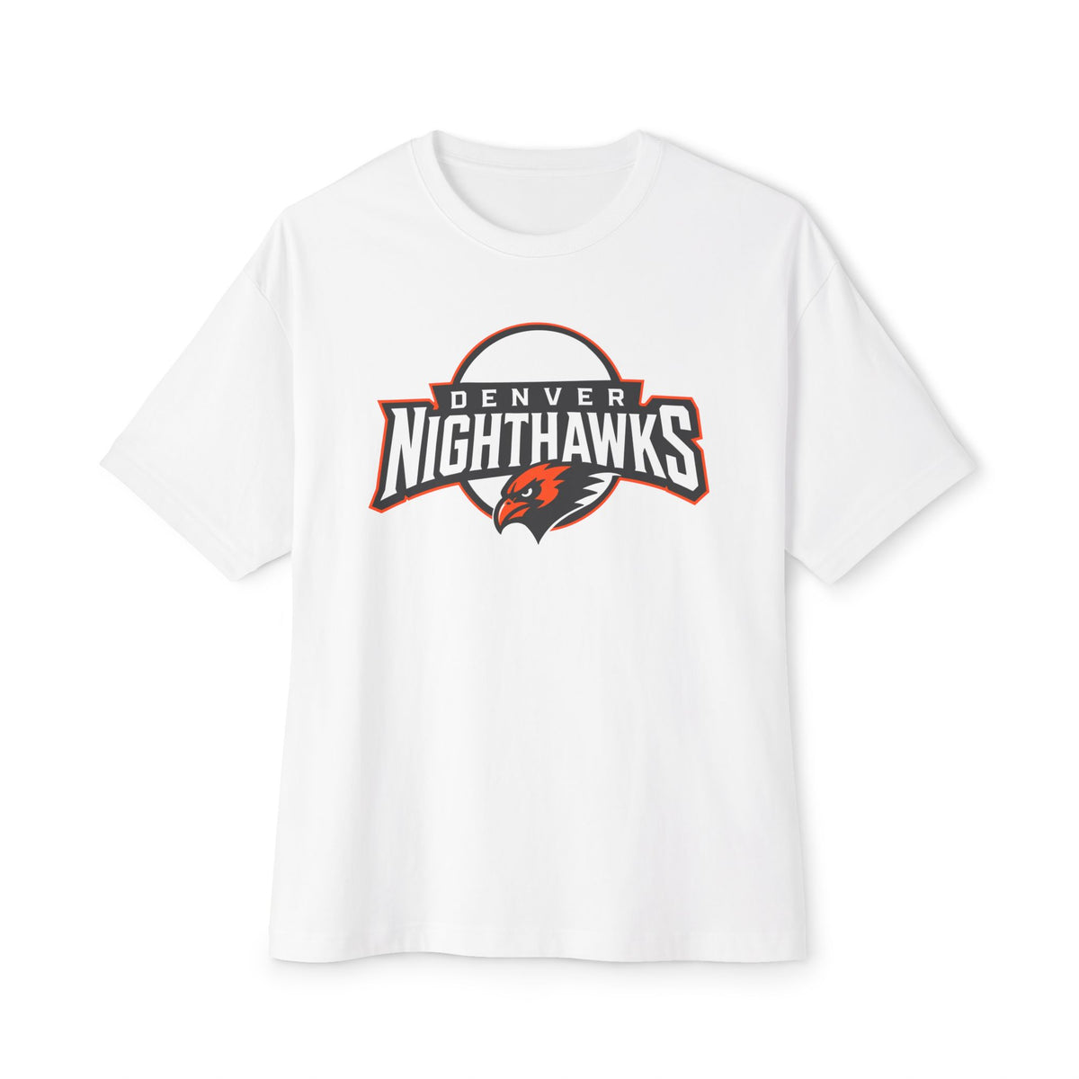Denver Nighthawks Logo Tee — Oversized Boxy T-Shirt