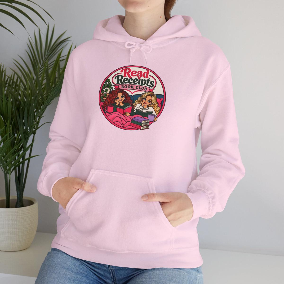 Read Receipts Retro Hoodie — Vintage Girlfriend Squad Graphic Sweatshirt