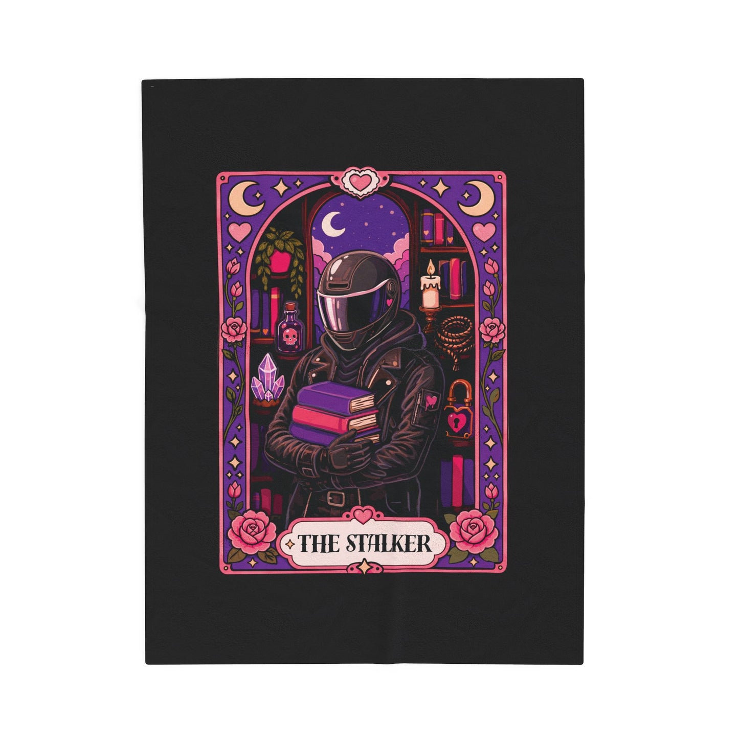 Plush Blanket The Stalker Bookish Tarot card