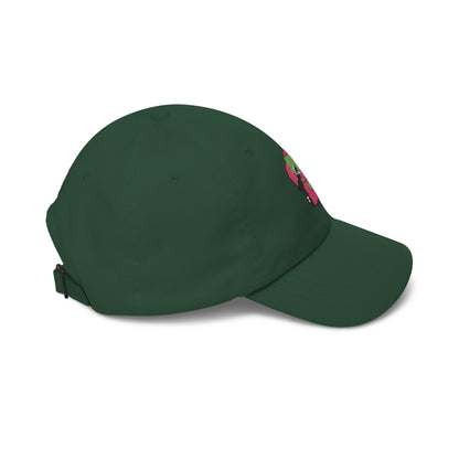 Cute Reading Zombie on Pink Armchair Embroidered Hat