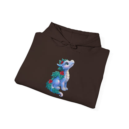 Holiday Dragon Hoodie — Cute Christmas Dragon Graphic Pullover