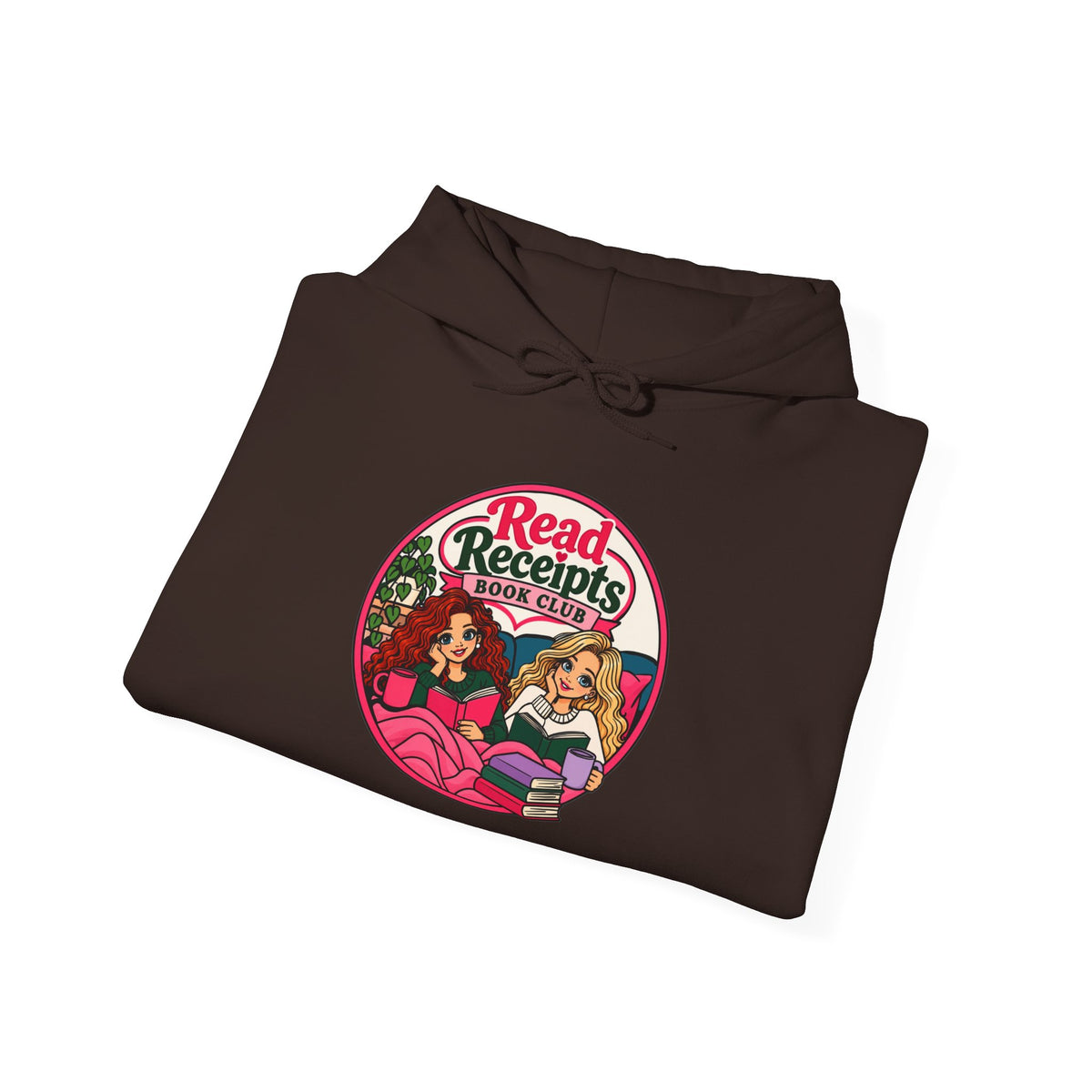 Read Receipts Retro Hoodie — Vintage Girlfriend Squad Graphic Sweatshirt