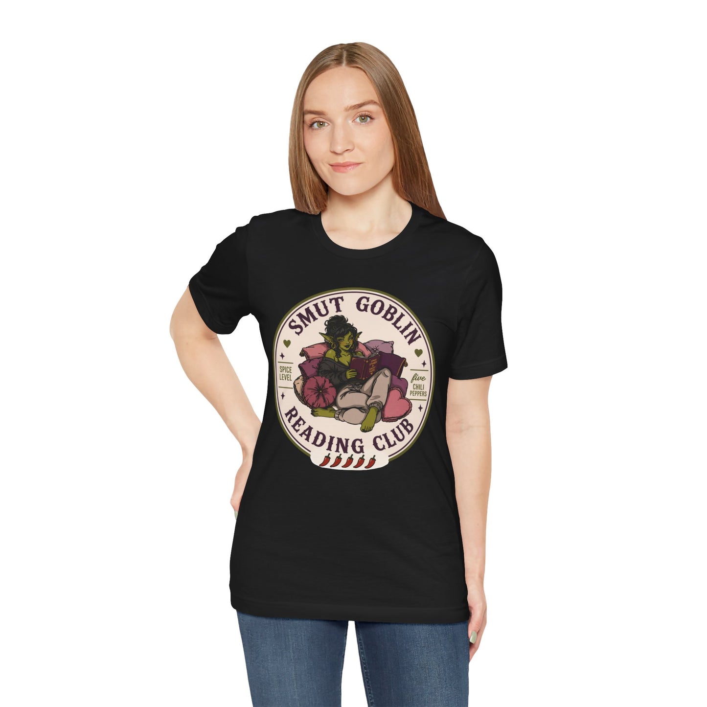 Smut Goblin Reading Club T-Shirt — Cute Goblin Book Lover Tee