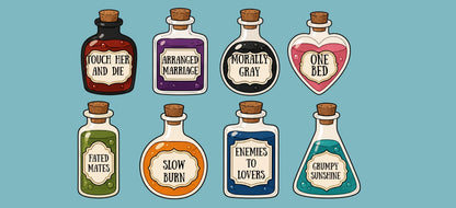 15 oz Bookish Ceramic Mugs — Original Designs by Author & Artist Wendy Owens