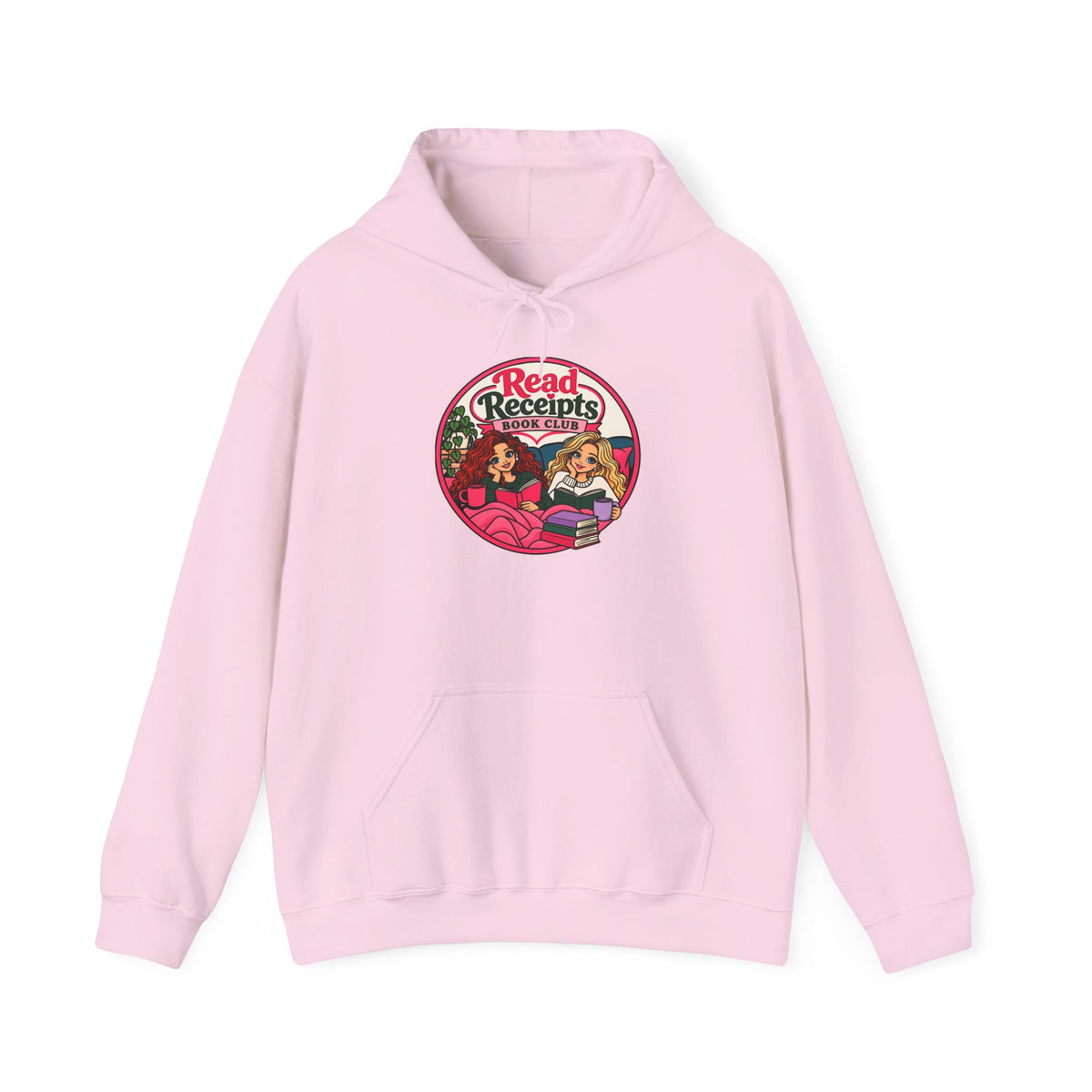 Read Receipts Retro Hoodie — Vintage Girlfriend Squad Graphic Sweatshirt
