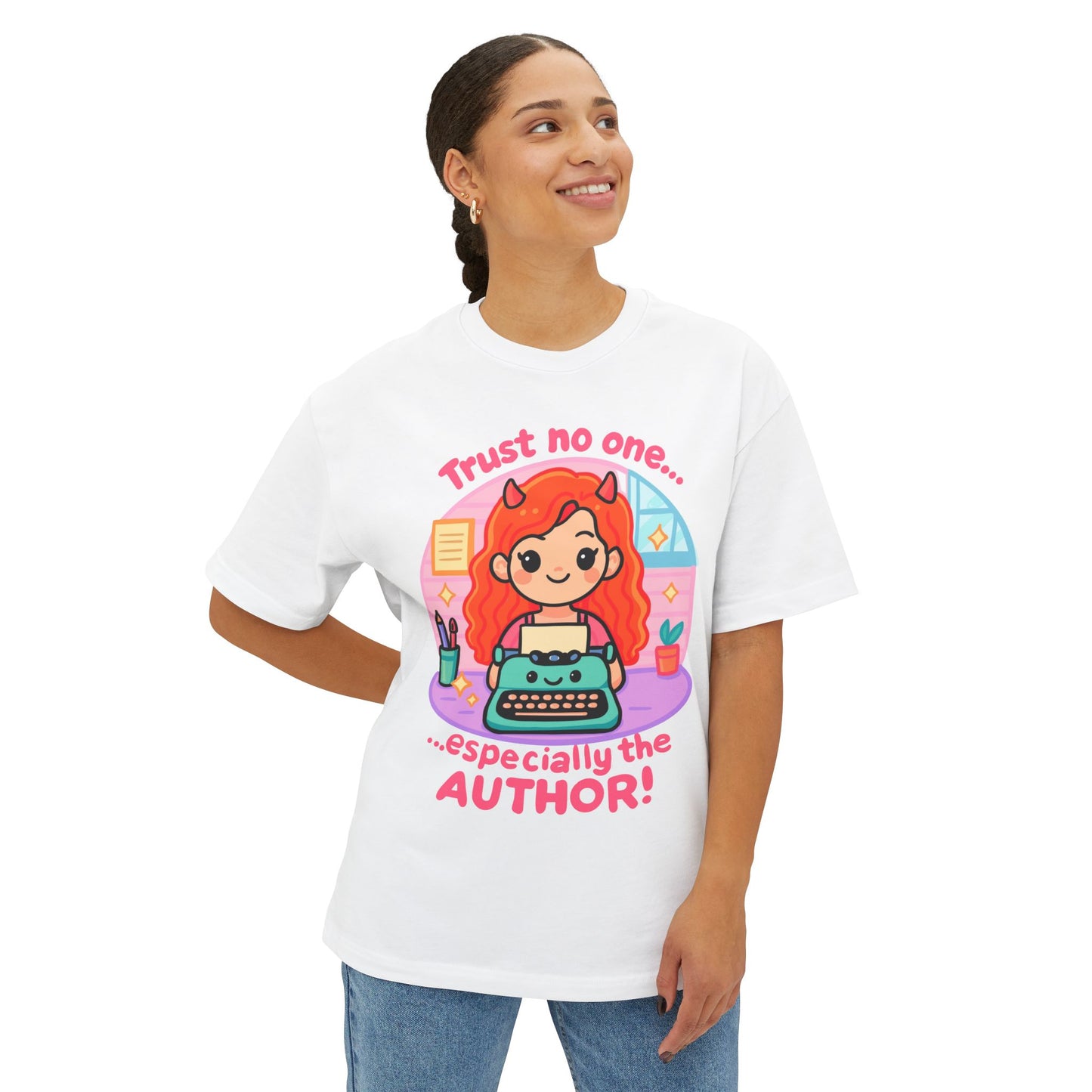 Trust No One, Especially the Author Graphic T-Shirt