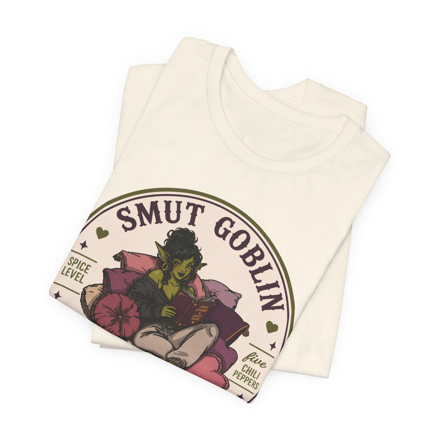 Smut Goblin Reading Club T-Shirt — Cute Goblin Book Lover Tee