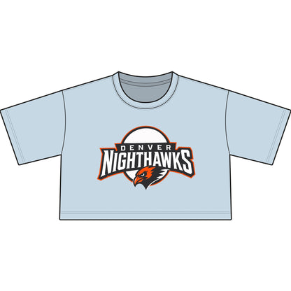 Denver Nighthawks Cropped T-Shirt — Women’s Team Logo Crop Tee