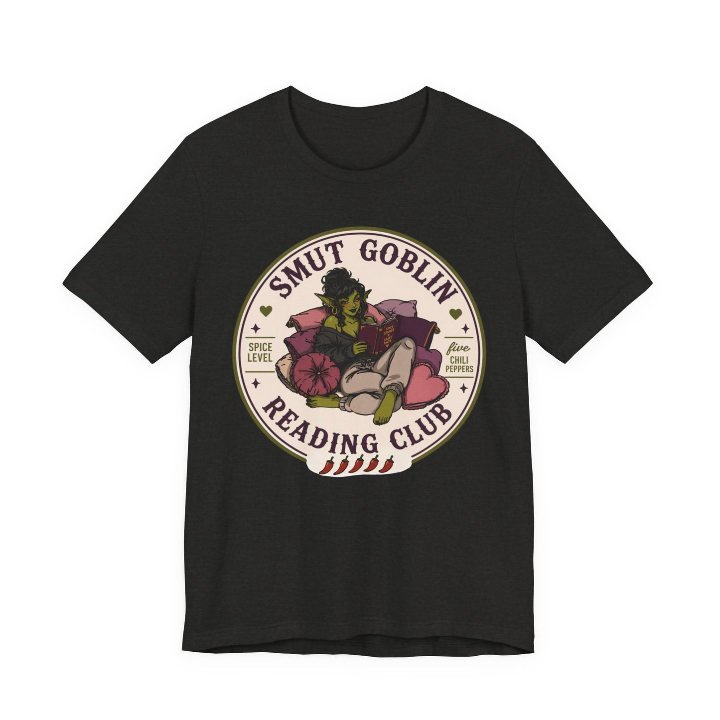 Smut Goblin Reading Club T-Shirt — Cute Goblin Book Lover Tee