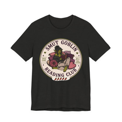 Smut Goblin Reading Club T-Shirt — Cute Goblin Book Lover Tee