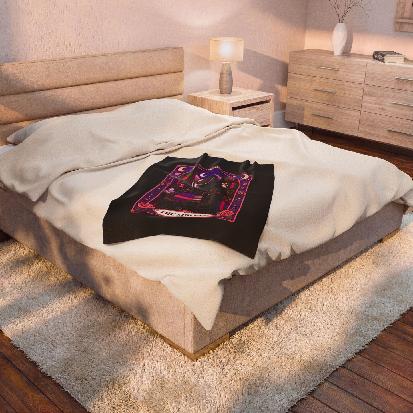 Plush Blanket The Stalker Bookish Tarot card
