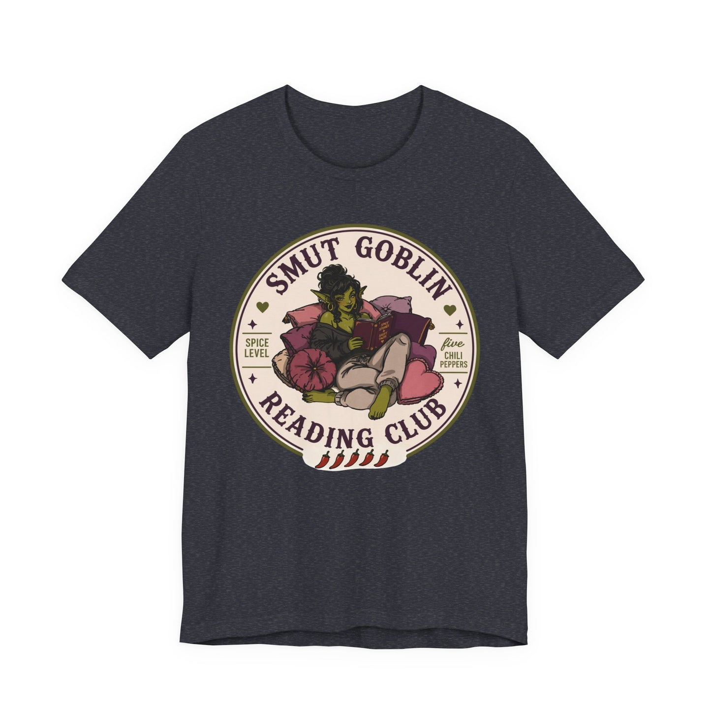 Smut Goblin Reading Club T-Shirt — Cute Goblin Book Lover Tee