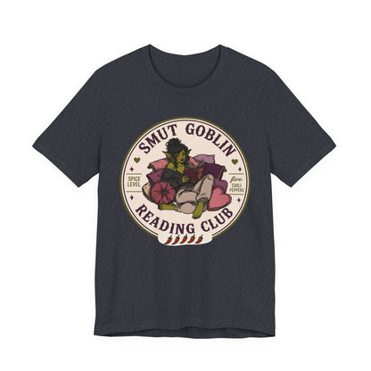 Smut Goblin Reading Club T-Shirt — Cute Goblin Book Lover Tee