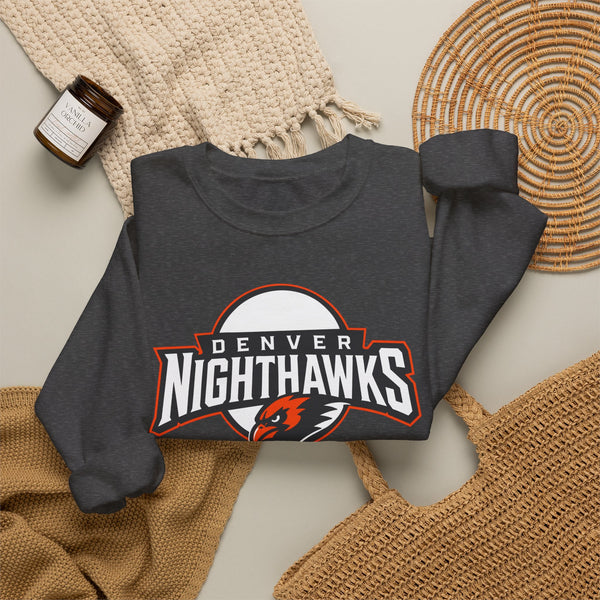 Denver Nighthawks Crewneck Sweatshirt – Vintage Sports Logo Pullover