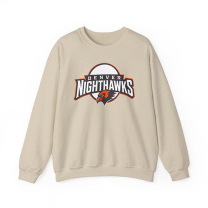 Denver Nighthawks Crewneck Sweatshirt – Vintage Sports Logo Pullover