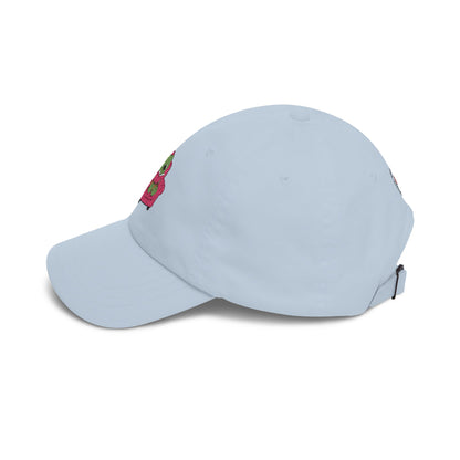 Cute Reading Zombie on Pink Armchair Embroidered Hat