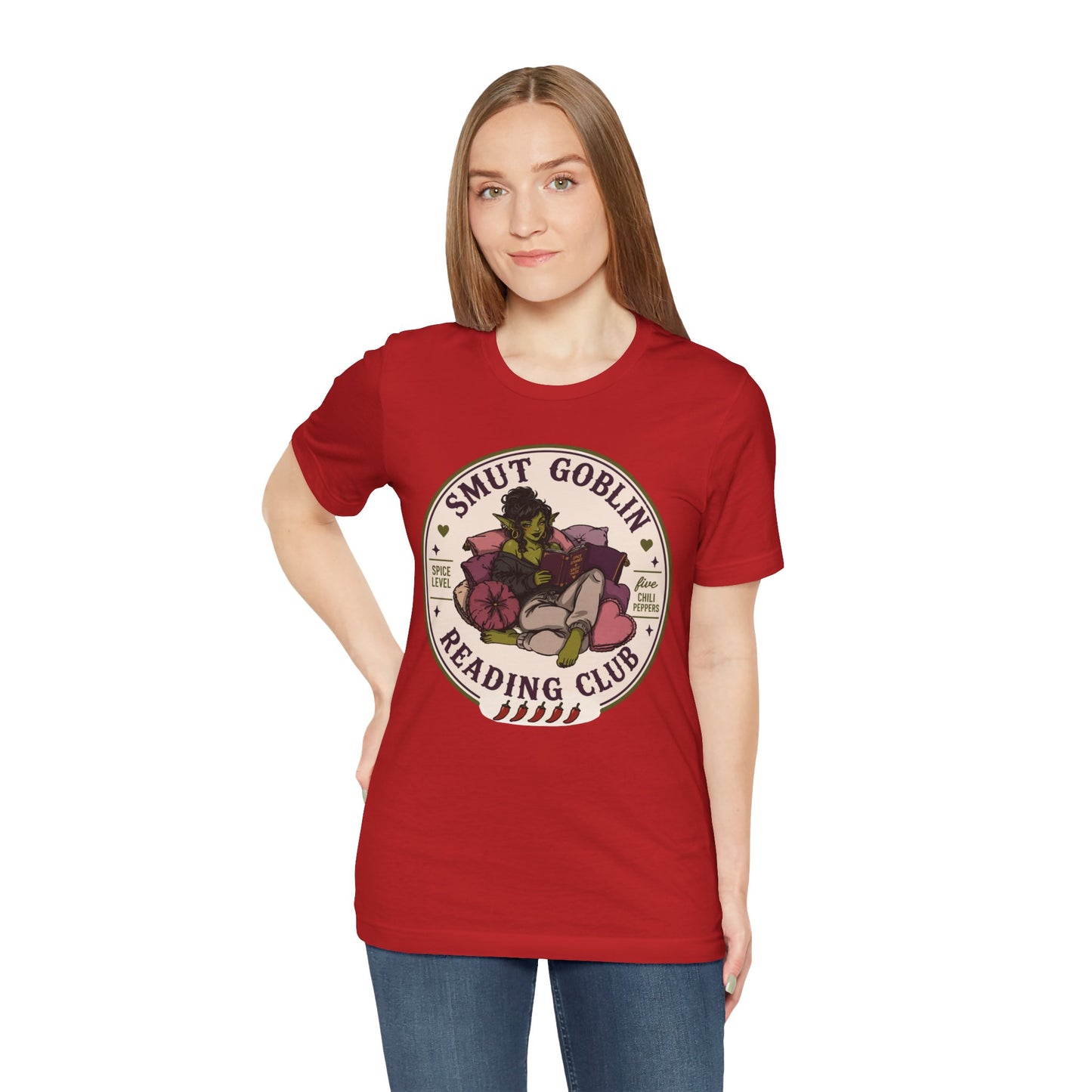 Smut Goblin Reading Club T-Shirt — Cute Goblin Book Lover Tee