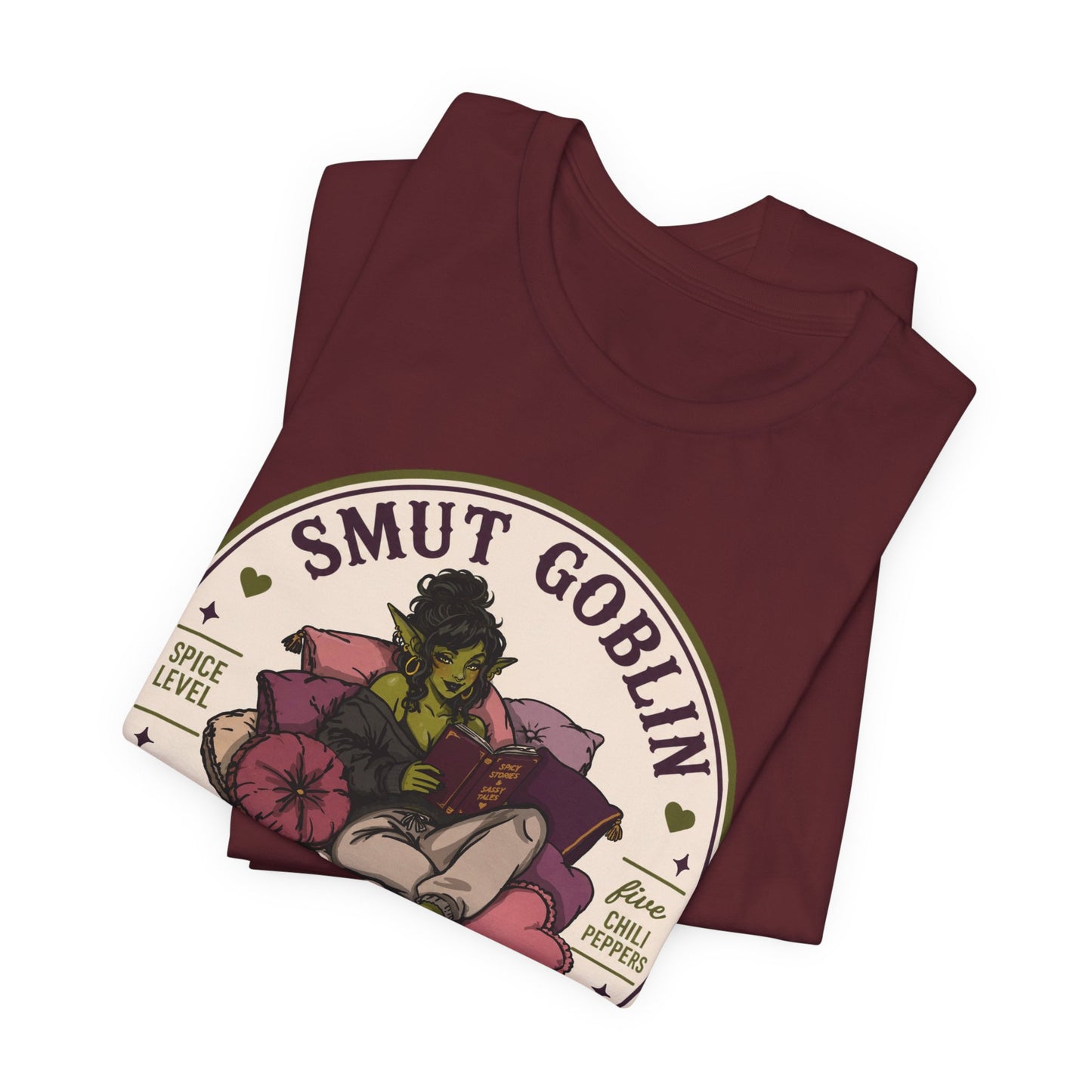 Smut Goblin Reading Club T-Shirt — Cute Goblin Book Lover Tee