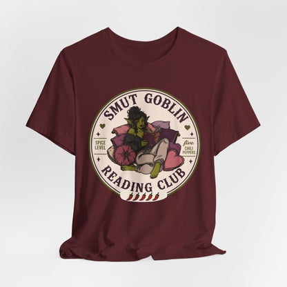 Smut Goblin Reading Club T-Shirt — Cute Goblin Book Lover Tee